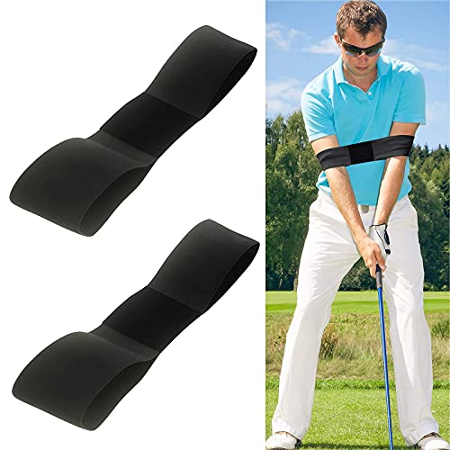 Exbrith 2 Piezas Entrenadores de Swing de Golf Postura, Golf Entrenamiento Golf Gesto Corrector, Swing de Golf Corrector, para Todos Los Golfistas, Mejorar Su Postura de Swing