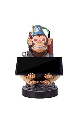 Exquisite Gaming - Cable guy Monkey Bomb, soporte de sujeción y carga para mando de consola y/o smartphone. Licencia oficial Call of Duty