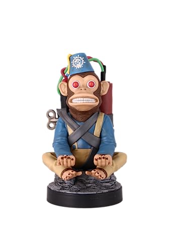 Exquisite Gaming - Cable guy Monkey Bomb, soporte de sujeción y carga para mando de consola y/o smartphone. Licencia oficial Call of Duty