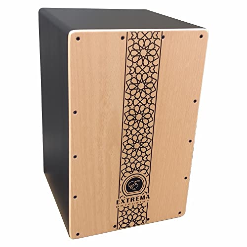 Extrema Percusión - Cajon Flamenco Adulto Mosaico Tapa Haya