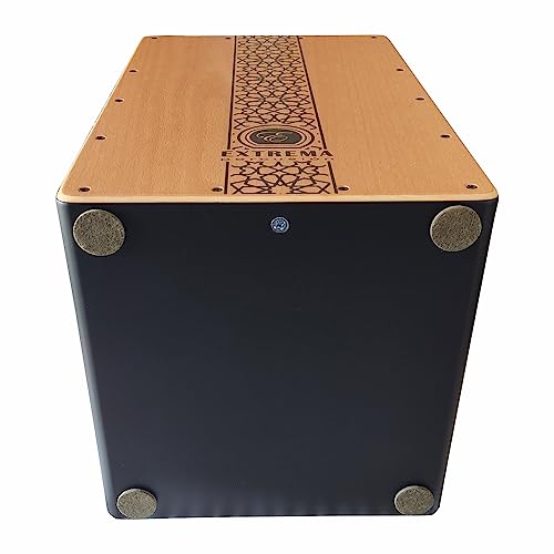 Extrema Percusión - Cajon Flamenco Adulto Mosaico Tapa Haya