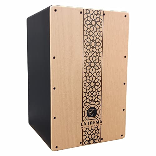 Extrema Percusión - Cajon Flamenco Adulto Mosaico Tapa Haya