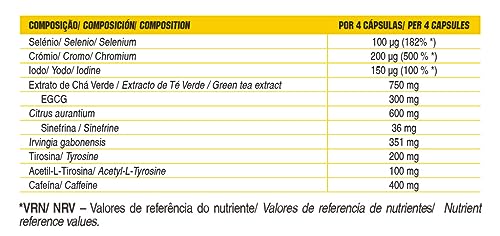 EXTREME CUT 2.0 BURN MAN - 90 VEGECAPS | Disminuye el apetito | Suplemento Termogénico Dietetico | Ayuda a la Definicion Corporal | Complemento Alimenticio Para Hombre | Más Energía menos Calorias