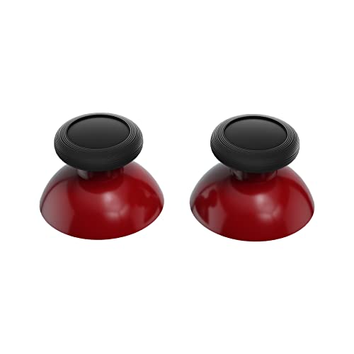 eXtremeRate Recambios de Joysticks para Nintendo Switch Pro Joystick Analógico 3D Thumbsticks Palanca de Reemplazo con Destornillador para Nintendo Switch Pro Control(Rojo Carmín & Negro)