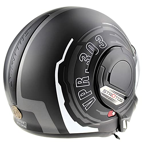 F242 Reverse P J Flip Helmet (Revo Graphic,L) - Revo Graphic - L