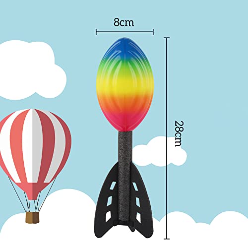 FainFun Vortex Aero, Vortex Ball Hecha de Espuma Blanda, Vortex Aero no Howler Diversión para Jóvenes y Mayores, Raket Dart Bal, Jabalina Vortex de Juguete para Playa, Jardín, Césped