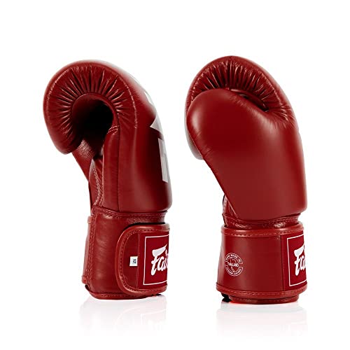 Fairtex BGV1 One Muay Thai Boxe Sparring Guanti (Rojo, 14 oz)