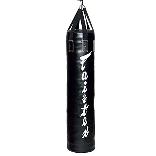 Fairtex Unfilled Bolsa Pesada para Muay Thai, Boxe, Kickboxing, MMA (HB6 Nero)