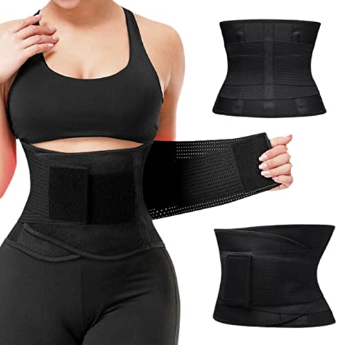 Faja Dolor Espalda con Soporte Lumbar - Fajas trabajo para Mujer con Doble Ajuste - Talla Única Universal hasta XL