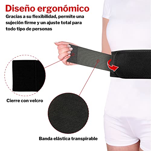 Faja Lumbar para Hombre y Mujer que Alivia el Dolor y Las Lesiones en Cintura y Espalda Cinturón Lumbar Corrector de Postura para Trabajo