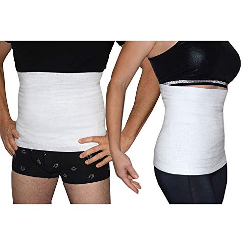 Faja lumbar tubular mujer Hernia umbilical hombre Reductora abdomen Coton Small