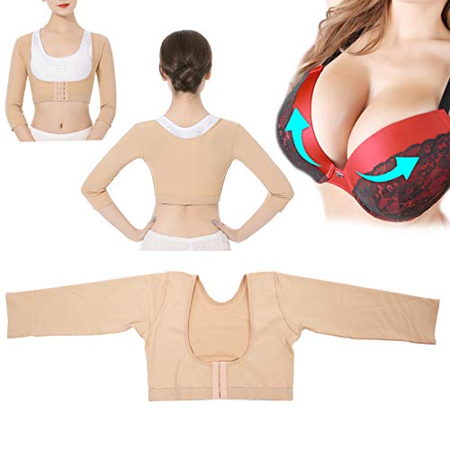 Fajas para mujeres, Fajas para brazos de media manga, Sujetador corrector de postura, Faja para la parte superior del brazo, Fajas para camisetas sin mangas, Fajas para brazos, Mangas(M)