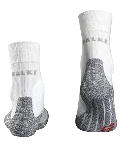 FALKE RU3 Comfort W SO hilo funcional anti-ampollas 1 par, Calcetines para correr Mujer, Blanco (White-Mix 2020), 39/40 EU