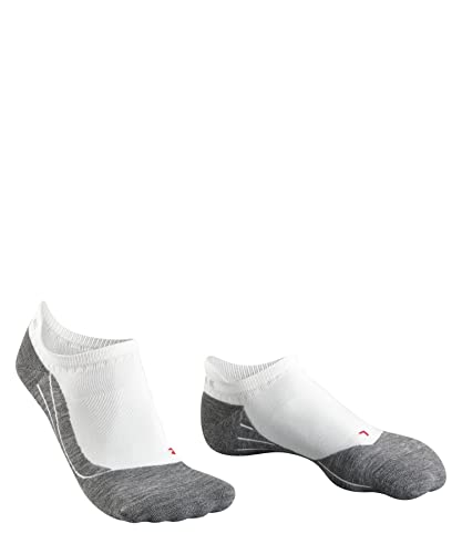 FALKE RU4 Endurance Invisible W IN algodón anti-ampollas 1 par, Calcetines para correr Mujer, Blanco (White-Mix 2020), 39/40 EU