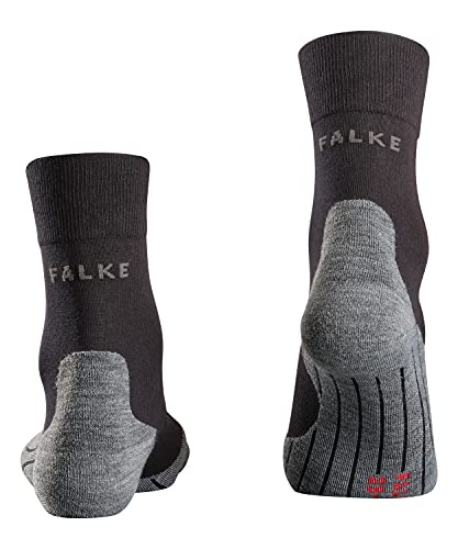 Falke RU4 Endurance M SO algodón anti-ampollas 1 par Calcetines para correr para Hombre, Negro (Black-Mix 3010), 44-45