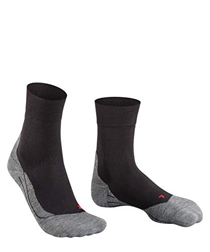 Falke RU4 Endurance M SO algodón anti-ampollas 1 par Calcetines para correr para Hombre, Negro (Black-Mix 3010), 44-45