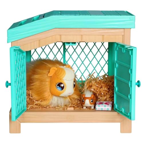 Famosa Little Live Pets - Mama Surprise, Cobaya de Peluche interactiva con Sonidos y Movimientos Que Tiene bebés, una Mascota de Juguete, Desde 5 años de Edad