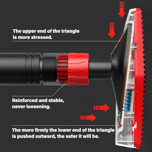 FANTECIA Barra de dominadas sin tornillo, ancho ajustable (96-145 cm), carga máxima 400 kg