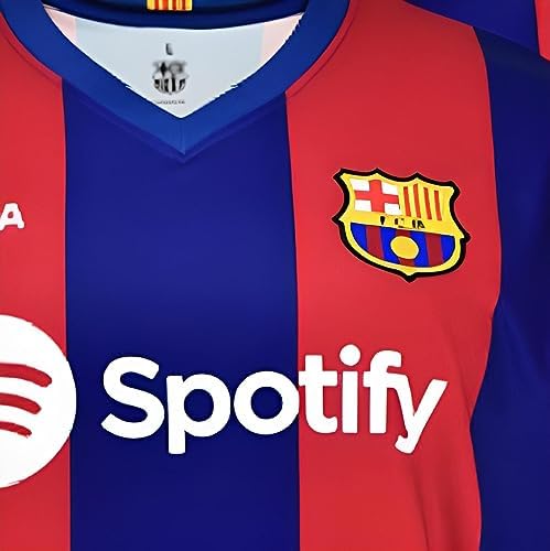 FC Barcelona Conjunto Camiseta y Pantalón niño 1ª EQ 2023-24 Replica Licencia - Dorsal 14 Joao Felix Talla niño 8 años