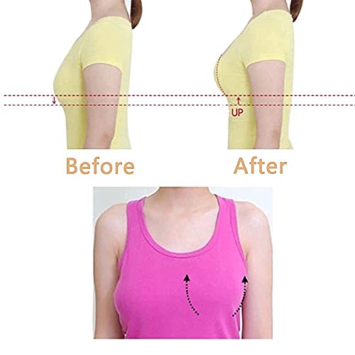 FCHITOP Invisibles Sin Tirantes Sin Respaldo Reutilizable Pezón Levantamiento Cubierta Pezoneras Mejorado Push Up Breast Lift Sujetadores Sujetador Adhesiva de Ajustable para Mujer (AB)