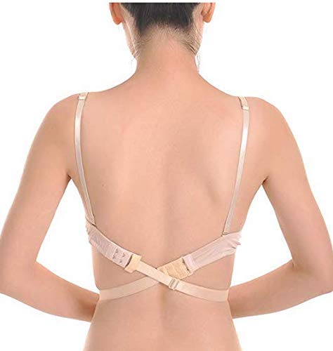 Febbya Mujer Extensores de Sujetador,3 Pcs Ajustable Parte Trasera Baja Tirantes de Sujetador Extensor Correa del Sujetador con Respaldo Bajo para Vestidos de Novia de Las Mujeres y Las Damas