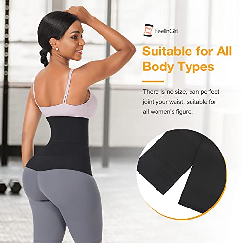 FeelinGirl Bandage Snatch Wrap Cintura Entrenador Cinta, Lumbar Wrap Vendaje Soporte de Cintura Entrenador Corsé Deportivo