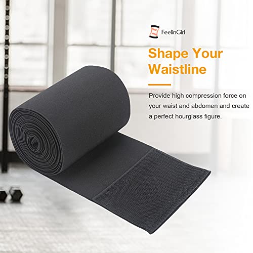 FeelinGirl Bandage Snatch Wrap Cintura Entrenador Cinta, Lumbar Wrap Vendaje Soporte de Cintura Entrenador Corsé Deportivo