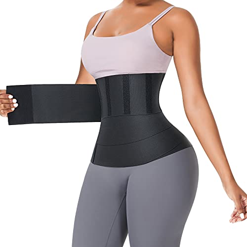 FeelinGirl Bandage Snatch Wrap Cintura Entrenador Cinta, Lumbar Wrap Vendaje Soporte de Cintura Entrenador Corsé Deportivo