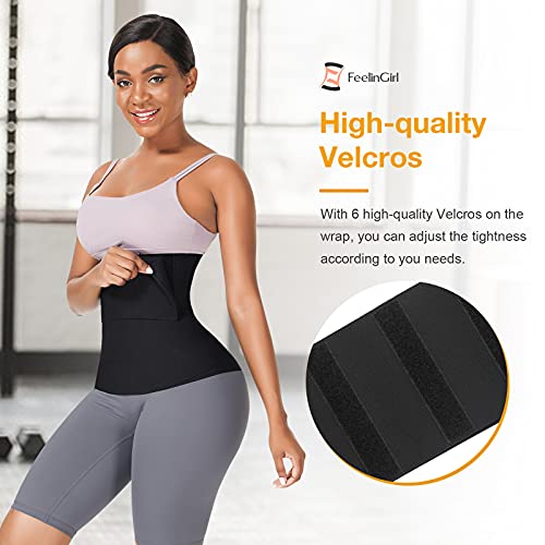 FeelinGirl Bandage Snatch Wrap Cintura Entrenador Cinta, Lumbar Wrap Vendaje Soporte de Cintura Entrenador Corsé Deportivo