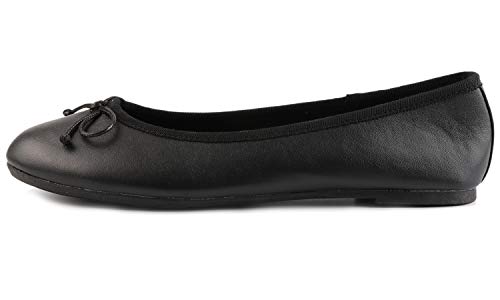 Feversole Women's Fashion Round Toe Ballet Flat,Bailarina Punta Redonda para Mujer