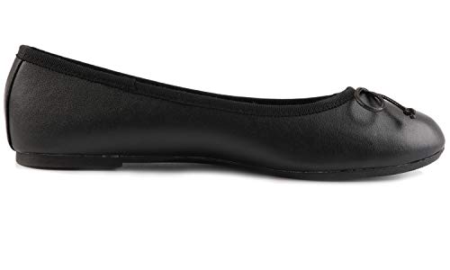 Feversole Women's Fashion Round Toe Ballet Flat,Bailarina Punta Redonda para Mujer