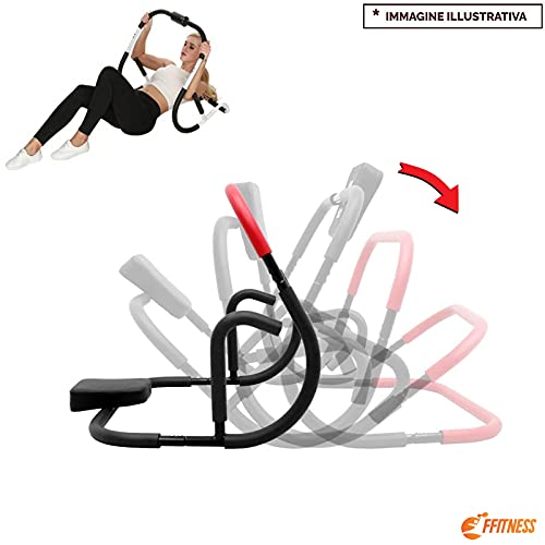 FFITNESS AB Crunch Trimmer para sit ups con apoyacabezas AB Trainer herramienta para abdominales de casa, gimnasio, entrenamiento fitness