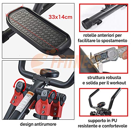 FFitness Air Walker Strider Ejercicio máquina Workout Entrenamiento en casa piernas musculares Brazo Resistencia glúteos Celulitis