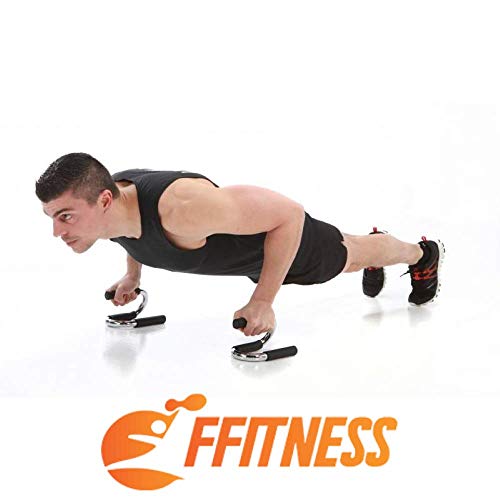 FFitness Push Up Stands, Unisex Adulto, Naranja, Talla única