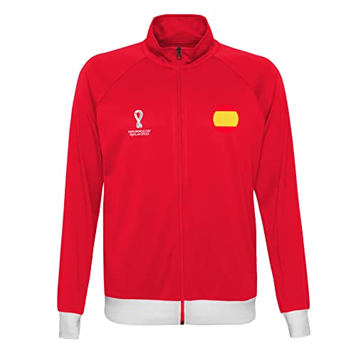 FIFA Chándal Oficial World Cup 2022-España Chaqueta Deportiva, Rojo, XXL para Hombre