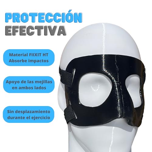 FIIXIT Máscara Protección de Nariz - Máscara Deportiva 3D - Máscara Nasal - Máscara Facial Protectora - Máscara Protectora para fútbol, Baloncesto, Voleibol y más Deportes