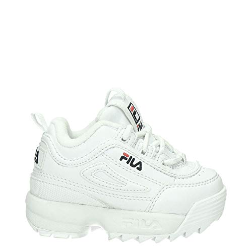 Fila Disruptor Kids, Zapatillas Unisex niños, Blanco, 36 EU