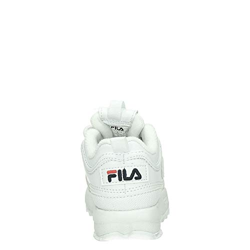 Fila Disruptor Kids, Zapatillas Unisex niños, Blanco, 36 EU