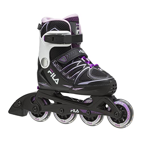 FILA SKATES 010620145 X-One G Inline Skate Kid Black/Pink/Magenta Tamaño XL 38-41