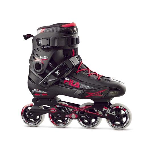 FILA SKATES Houdini Patines, Unisex Adulto, Negro/Rojo, 38/6.5