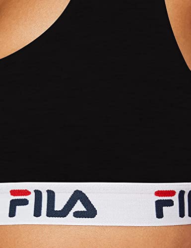 FILA Sujetador Deportivo Mujer algodón, Top Deportivo Mujer, sin armazón