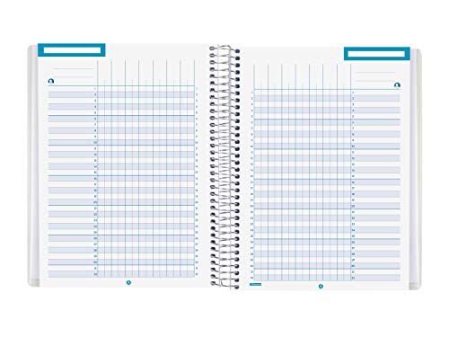 Finocam - Planificador de Clases Diario Docente español, Tamaño de hoja 4º (155x212mm)