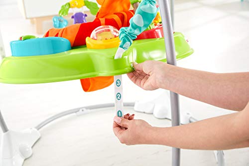 Fisher-Price Saltador Animalitos de la Selva - Producto para Bebés - Con Música, Luces, Sonidos y Accesorios - Regalo para Bebés de 6+ Meses, CHM91