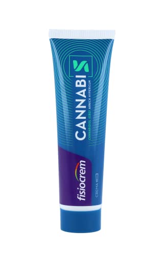 FISIOCREM Cannabis | 60 ml | Sensación de alivio local con Cannabidiol, Árnica y Hypericum | Crema tópica para musculos y articulaciones