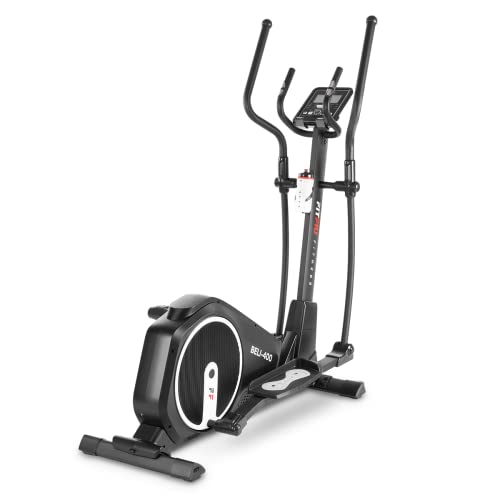 Fitfiu Fitness BELI-400 - Bicicleta Elíptica con 16 programas de Entrenamiento, Disco inercia de 6kg, Pulsómetro, Bluetooth con conectividad a App Kinomap + Zwift + iconsole