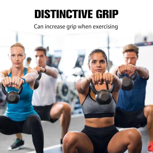 Fitness Grip Pads, punwey Juego de 10 Almohadillas de Agarre para Dominadas, Culturismo y Entrenamiento de Fuerza, Almohadillas de Agarre de Neopreno, Alternativa a Los Guantes de Entrenamiento