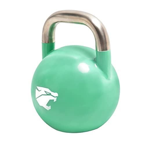 Fitness Tech - Kettlebell de Competición - Pesa Rusa - Entrenamiento de Alto Rendimiento - Material Acero Fundido Macizo - 18 Kg