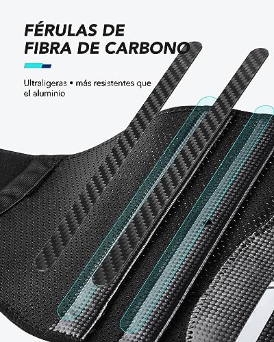 Fitomo Faja Lumbar Hombre Mujer con Soporte Ergonómico y Férulas de Fibra de Carbono, Tejido de Malla Ultra Fino, Faja Lumbar para Dolor Espalda, Ciática, Trabajo, Postura