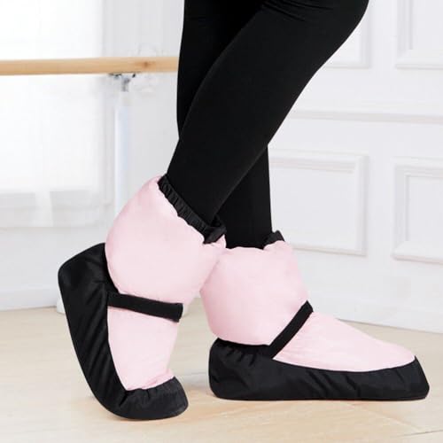 Fituenly Bota De Ballet, Baile Para Adultos Ballet Calentamiento Botas De Baile Botas De Baile Calientes Botas De Baile Botas De Invierno Zapatos De Entrenamiento Calentamiento