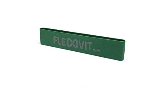 FLEXVIT Minibanda de Fitness Athletic (Verde) – Bandas de Fitness para Ejercicios Generales de estabilización